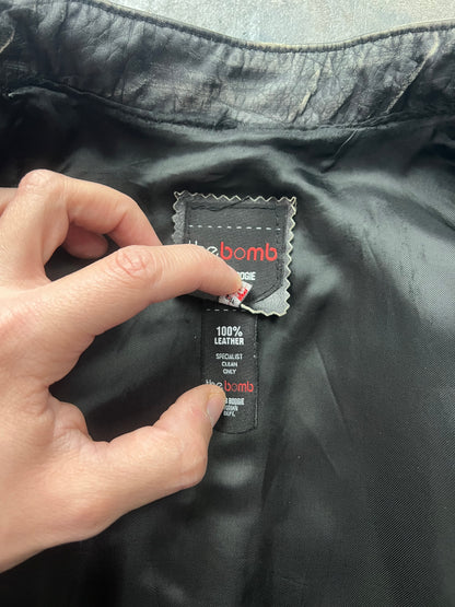 Bomb Boogie Leather Jacket [Size: S-Women]