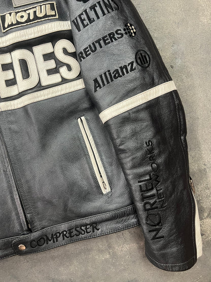 Mercedes Racing Leather Jacket 00's [Size: M]