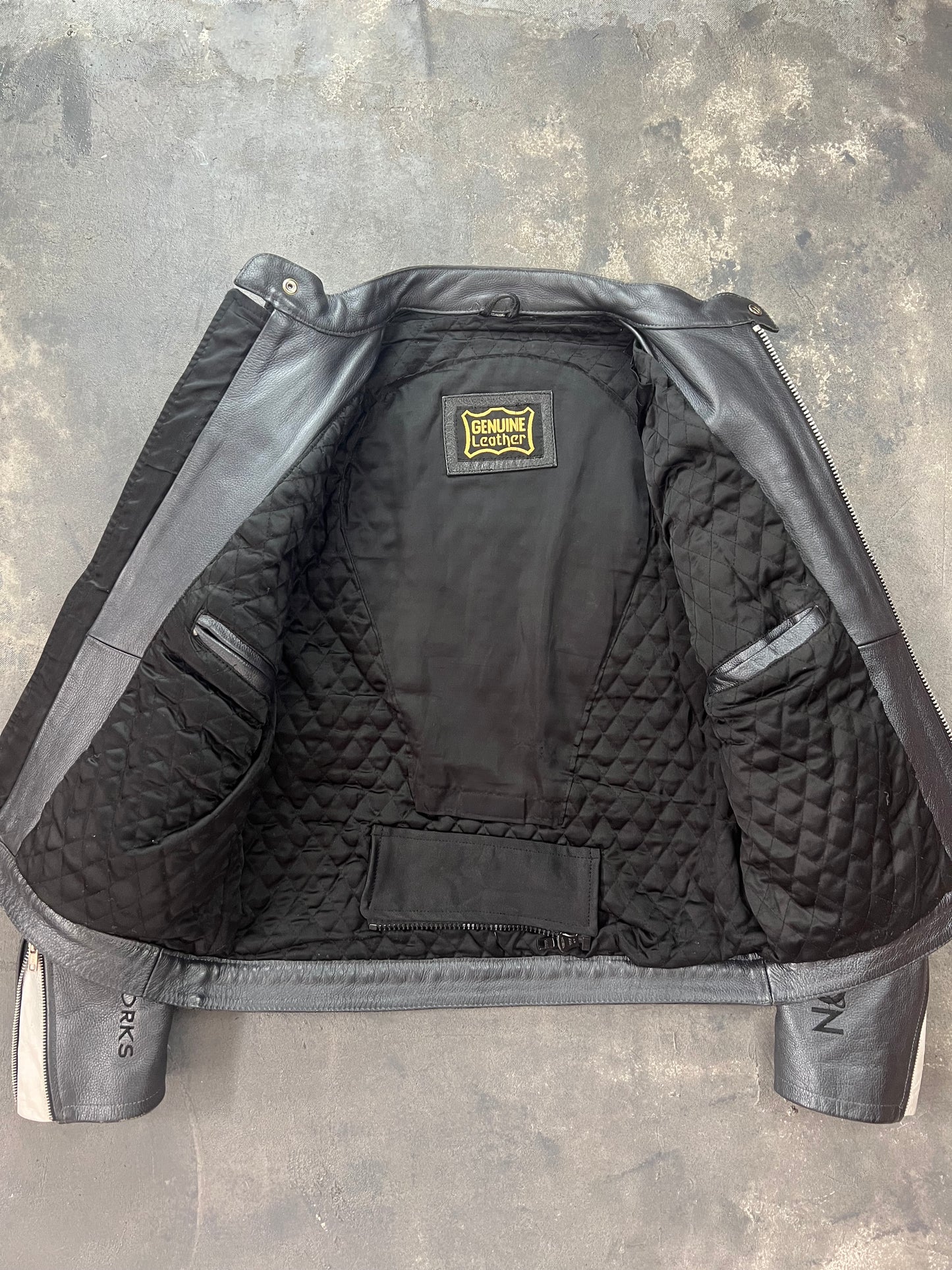 Mercedes Racing Leather Jacket 00's [Size: M]