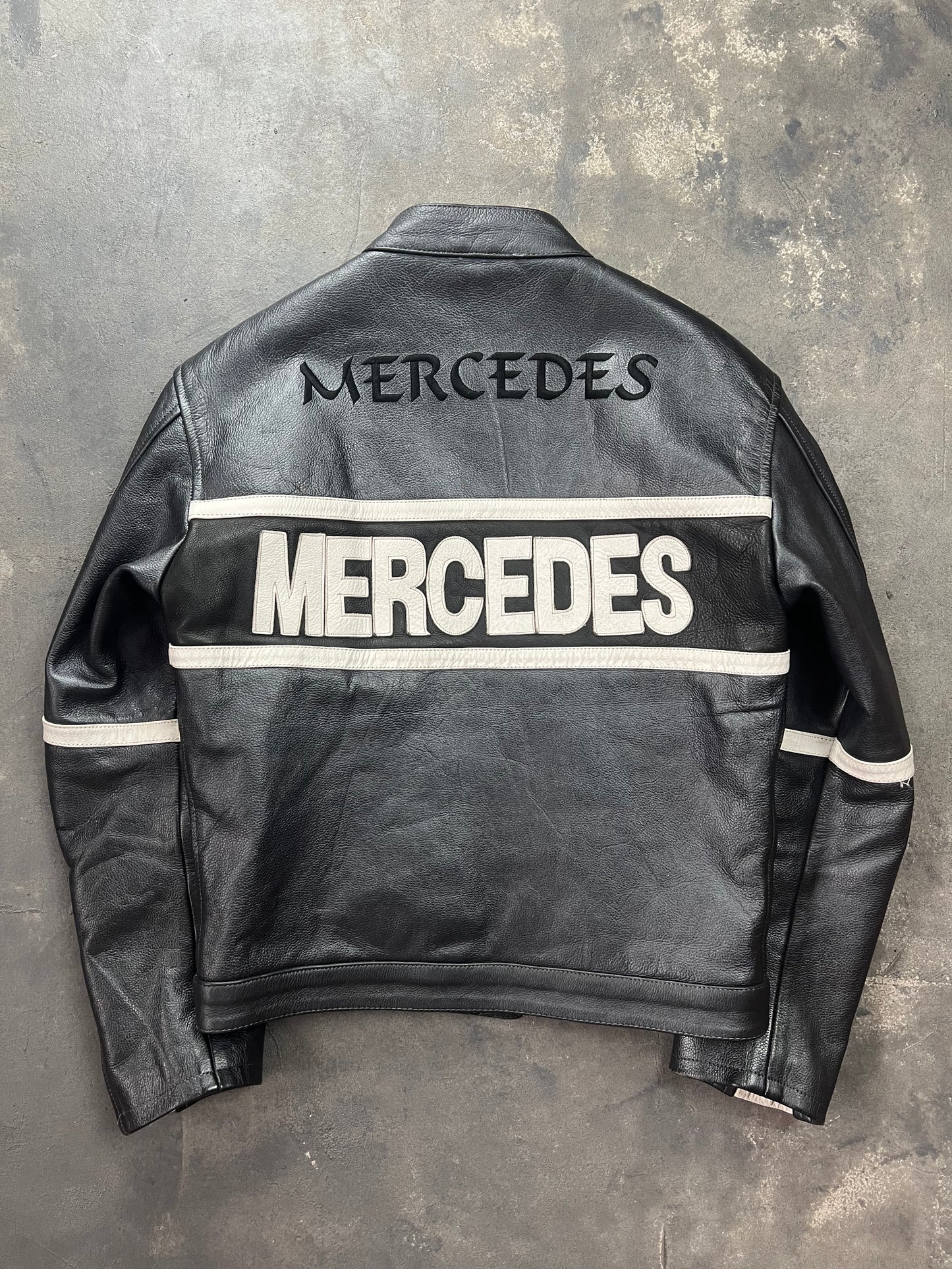 Mercedes Racing Leather Jacket 00's [Size: M]