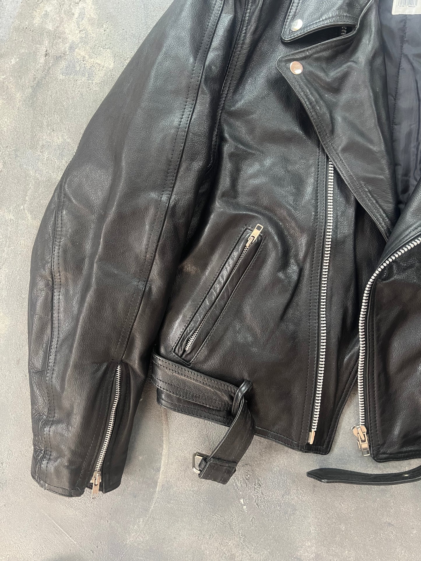 Alan Gordon Biker Jacket Crop Fit [Size: M]