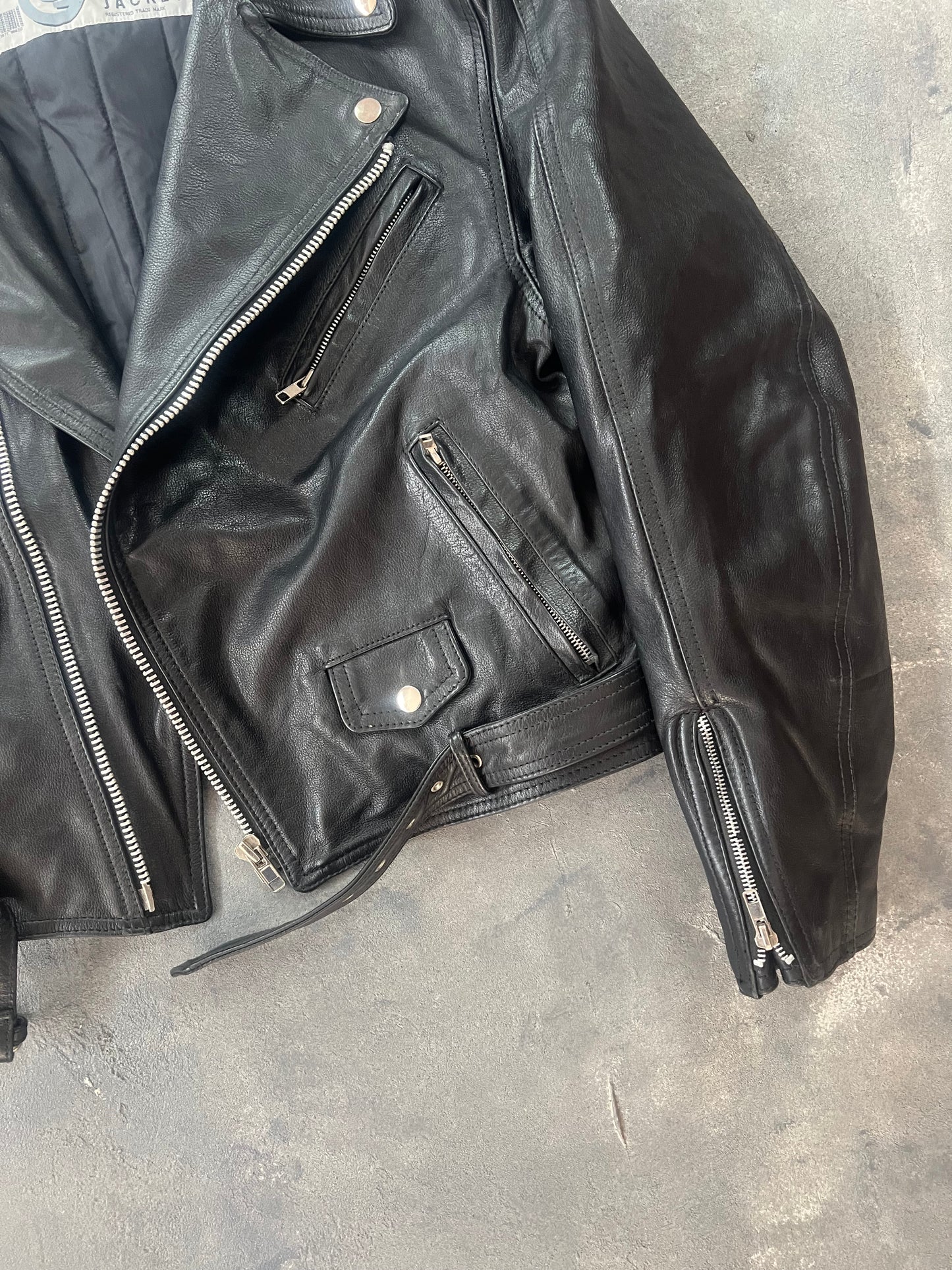Alan Gordon Biker Jacket Crop Fit [Size: M]