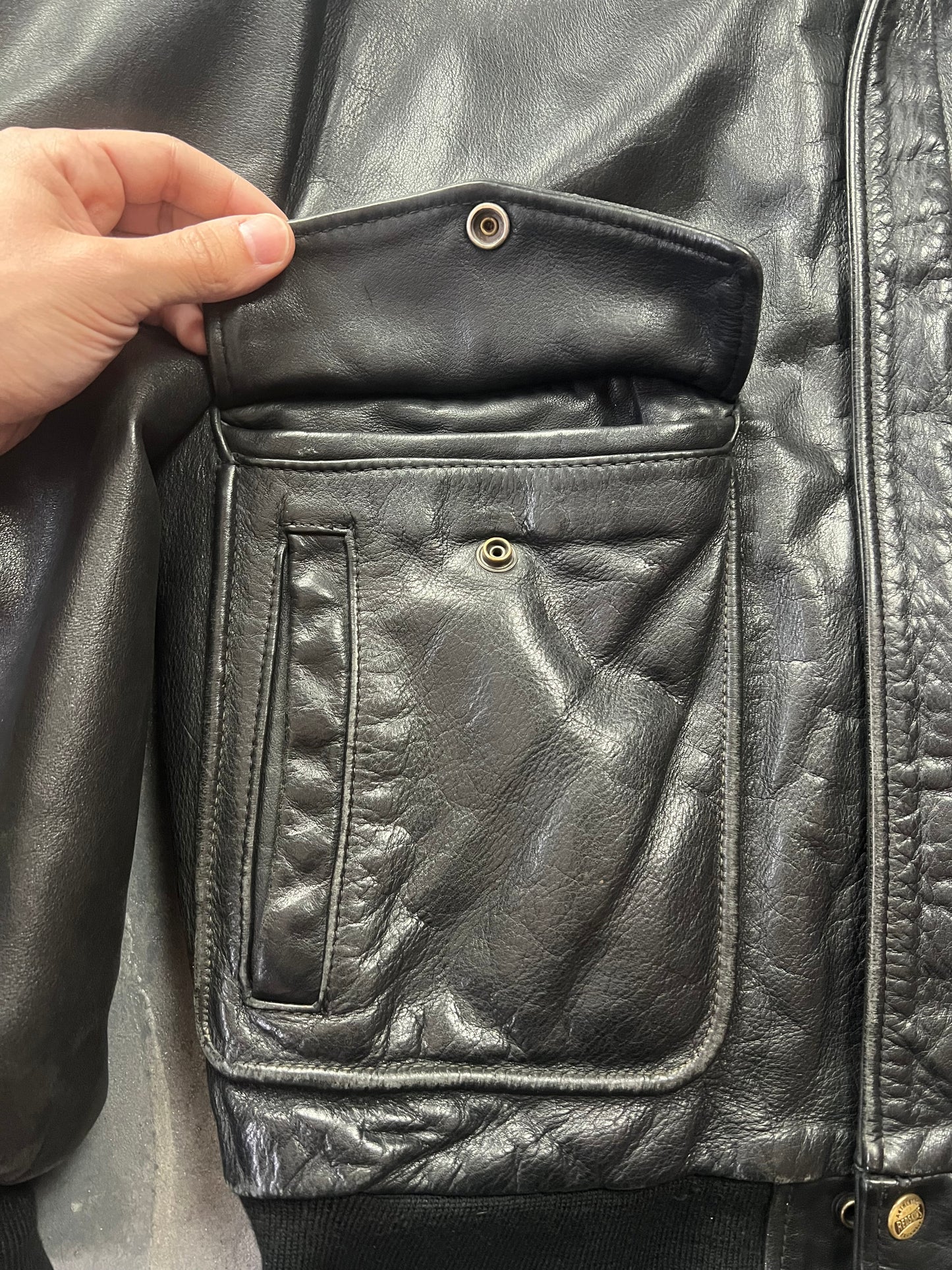 Redskins Aviator A-2 Leather Jacket [Size: L]