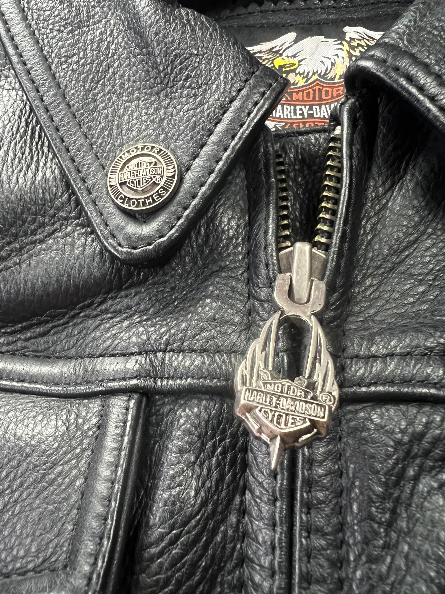 Harley Davidson 01/07 Leather Jacket [Size: M]