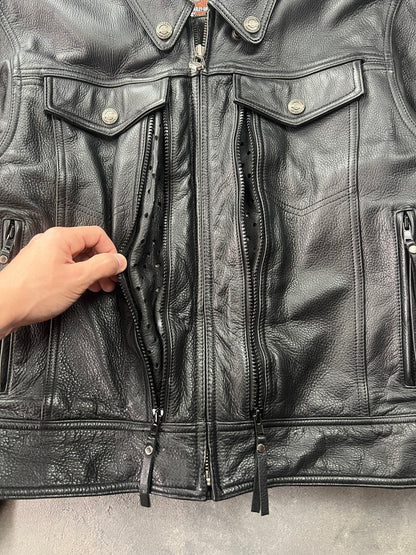 Harley Davidson 01/07 Leather Jacket [Size: M]