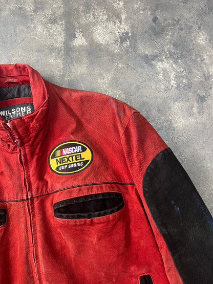 Nascar Leather Jacket 00’s Kasey Kahne #9 Dodge [Size: S]