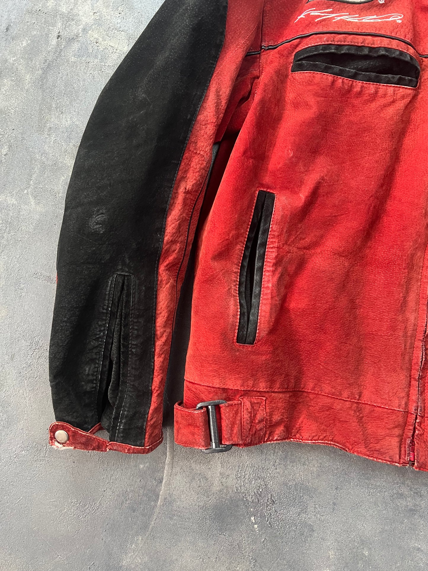 Nascar Leather Jacket 00’s Kasey Kahne #9 Dodge [Size: S]
