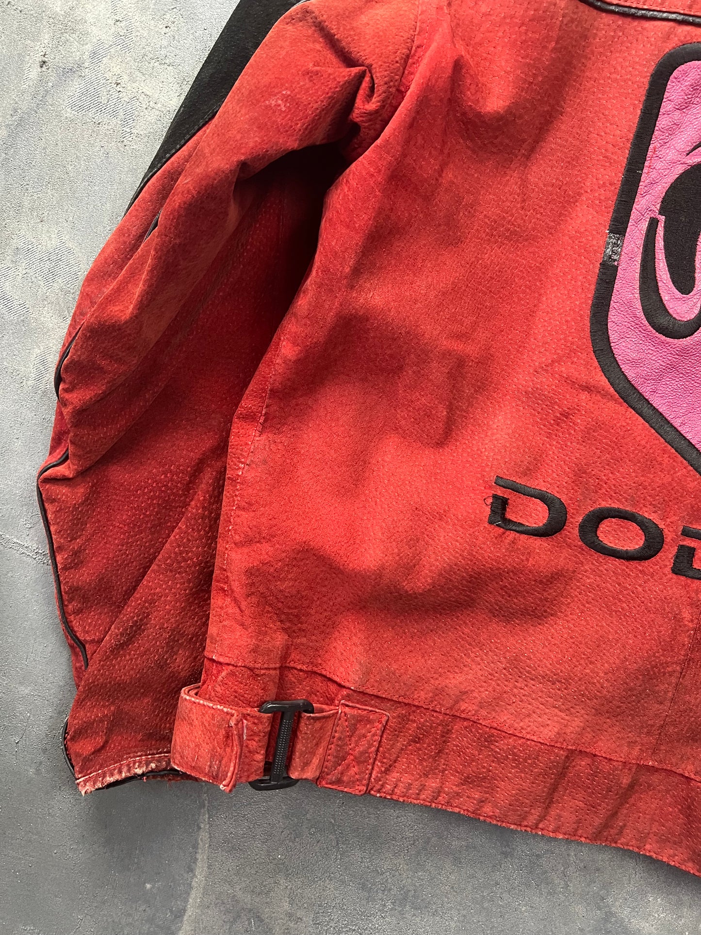 Nascar Leather Jacket 00’s Kasey Kahne #9 Dodge [Size: S]