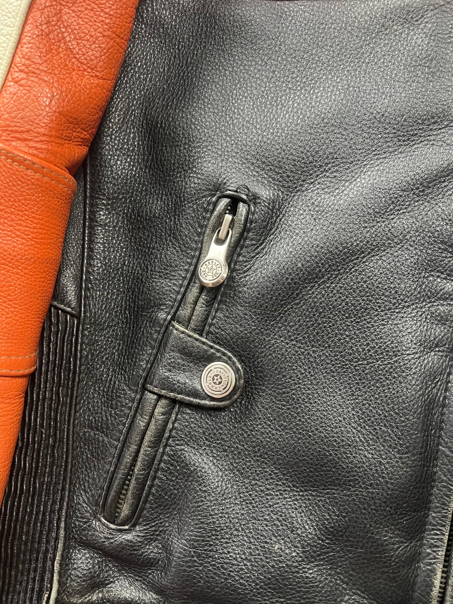 Harley Davidson 00's Leather Jacket [Size: M]