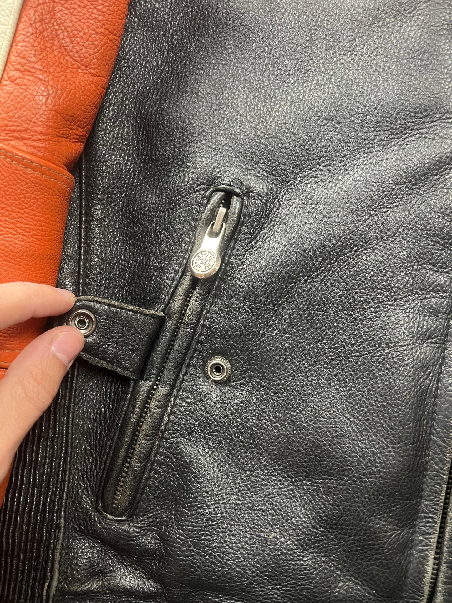 Harley Davidson 00's Leather Jacket [Size: M]