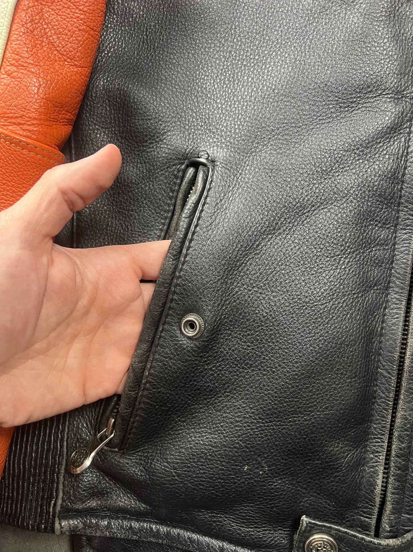 Harley Davidson 00's Leather Jacket [Size: M]