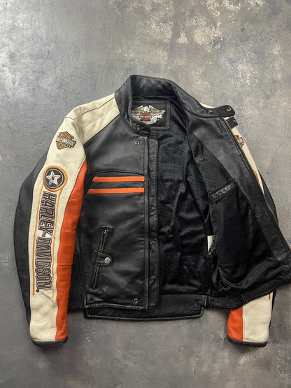 Harley Davidson 00's Leather Jacket [Size: M]