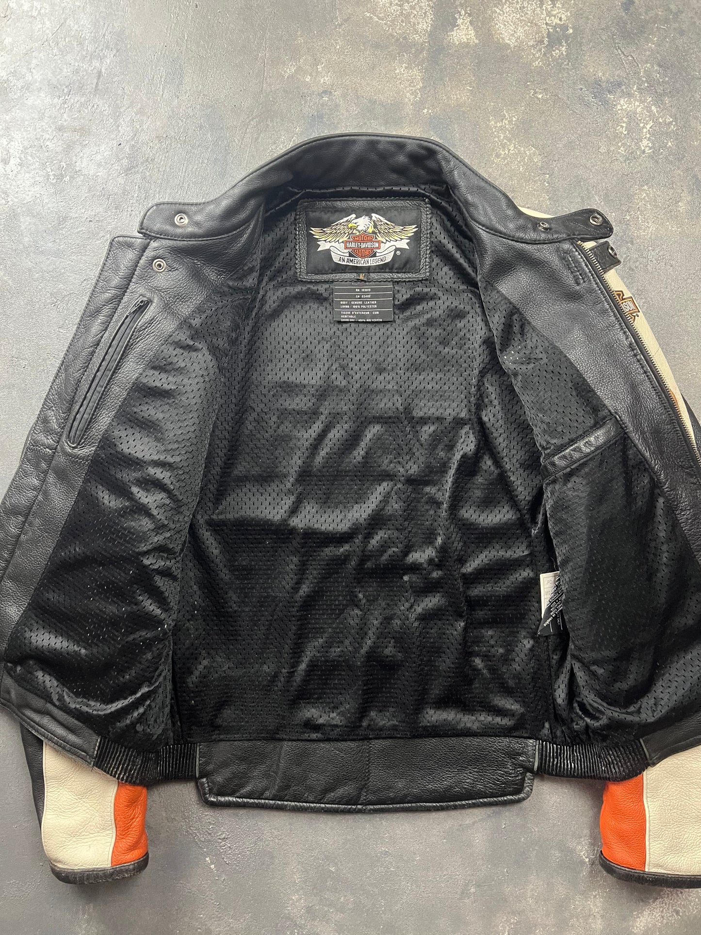 Harley Davidson 00's Leather Jacket [Size: M]