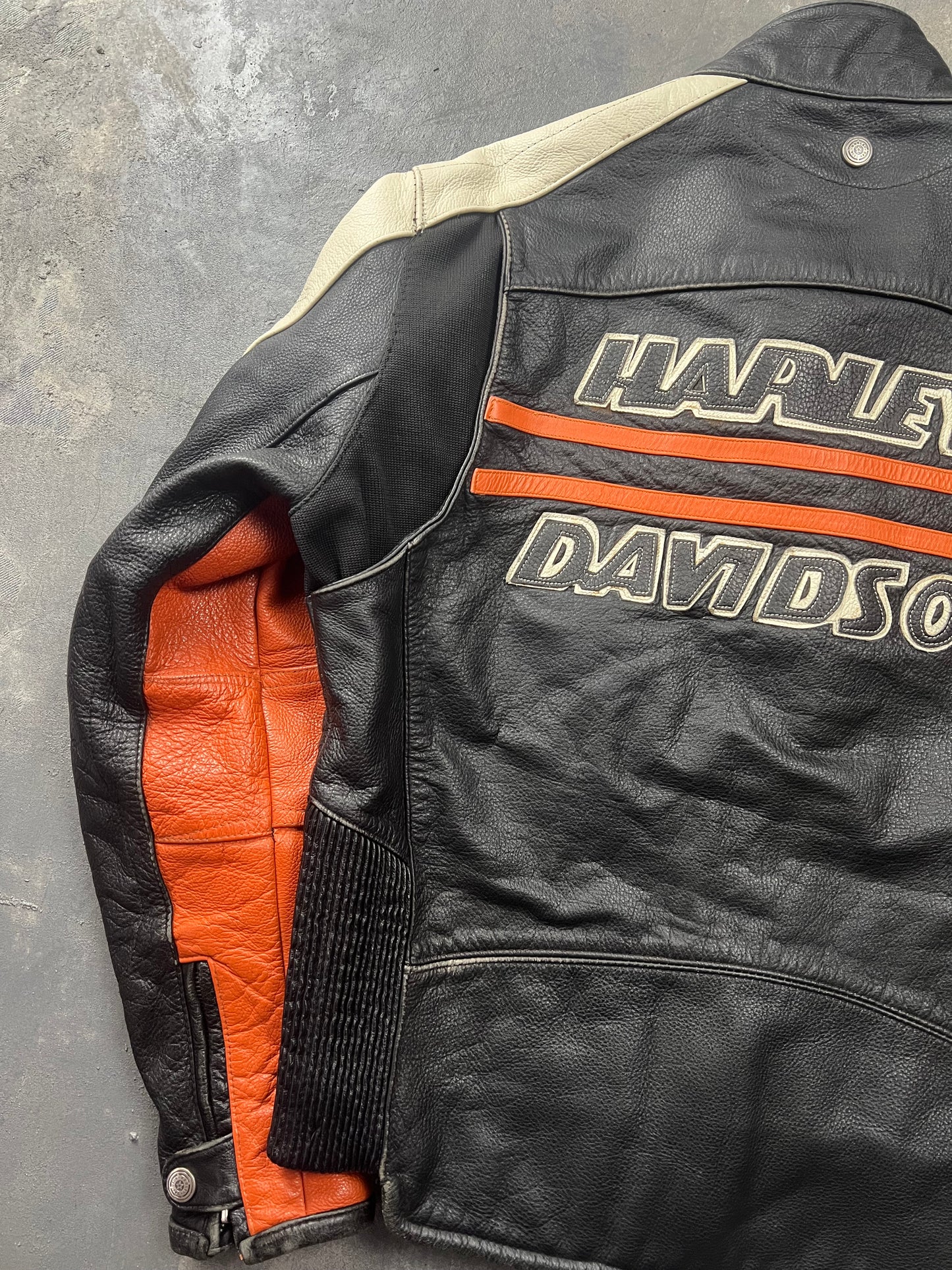 Harley Davidson 00's Leather Jacket [Size: M]