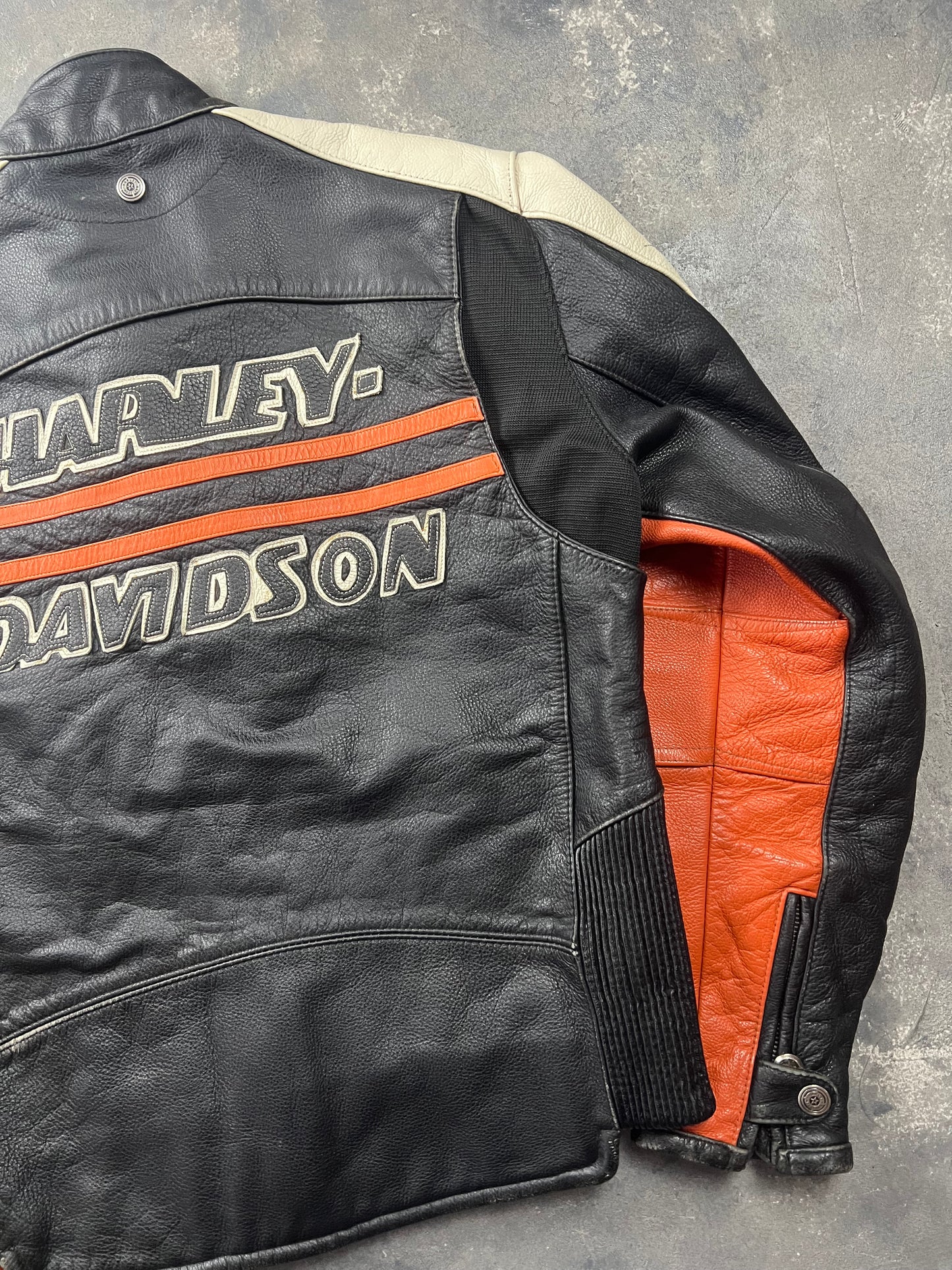 Harley Davidson 00's Leather Jacket [Size: M]