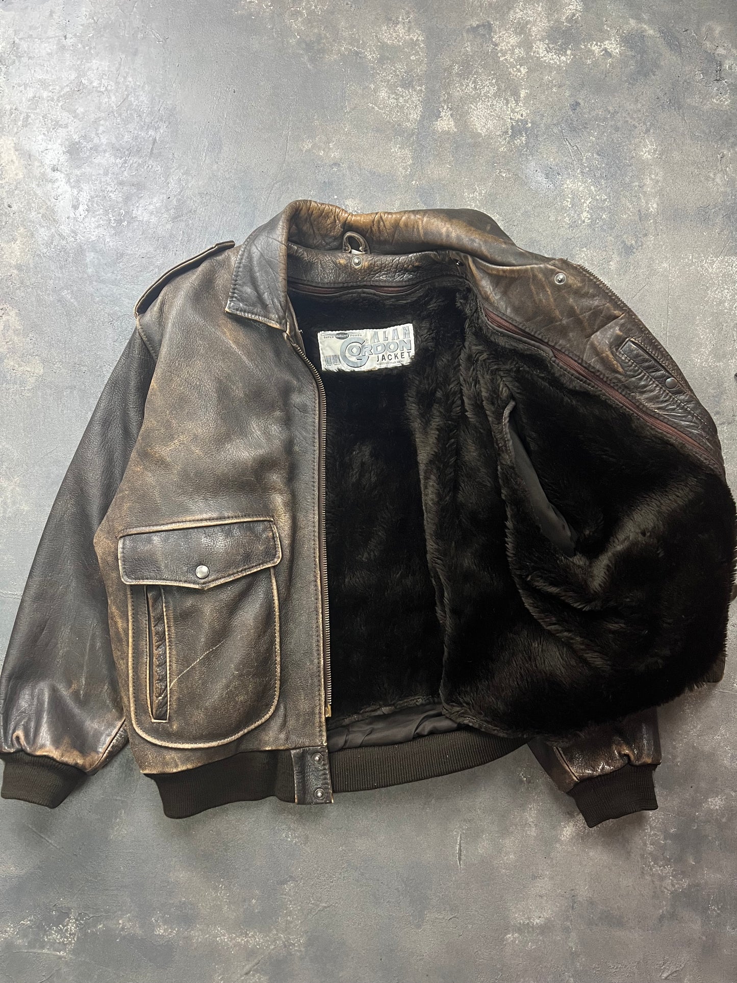 Alan Gordon Aviator A-2 Natural Fade 00’s [Size: M]