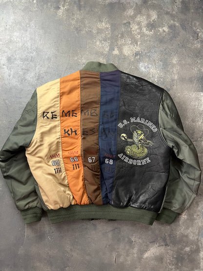 MA-1 Vietnam War Us Marines Airborne [Size: L]