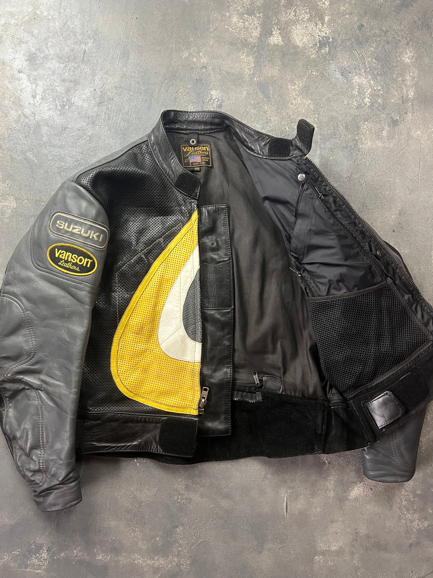 Vanson Leather X Suzuki GSX-R Made in USA
