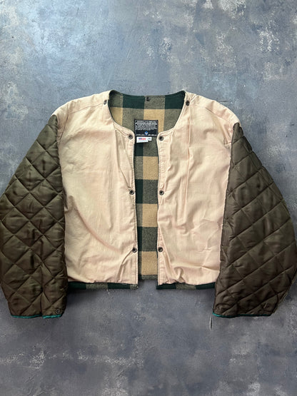 Avirex Fireman Jacket 90's Simil Fay Crop Fit [Size:L]