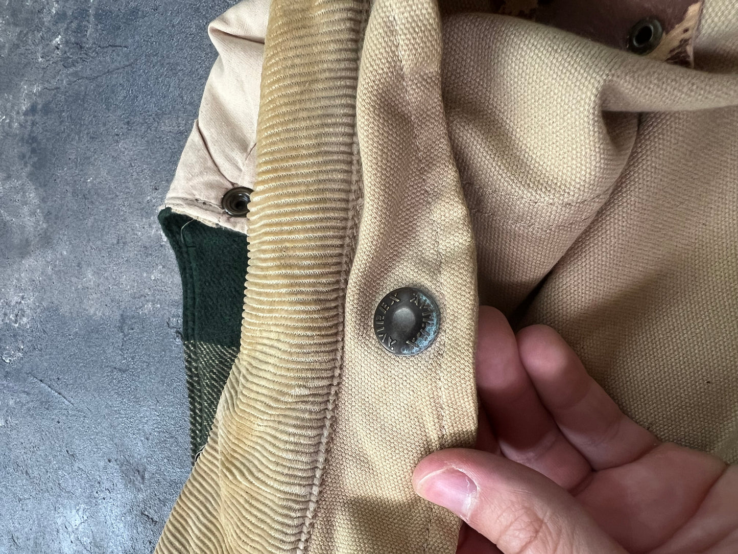 Avirex Fireman Jacket 90's Simil Fay Crop Fit [Size:L]