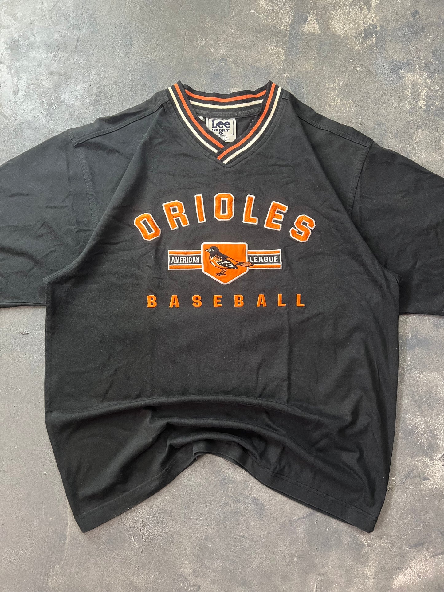 Baltimore Orioles Embroidered Baseball V-Neck 90’s Vintage Tee