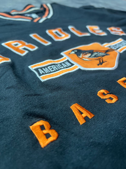 Baltimore Orioles Embroidered Baseball V-Neck 90’s Vintage Tee