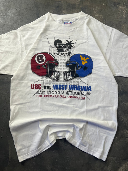 College Football Single Stich Tee 95' Vintage Made in USA Tee