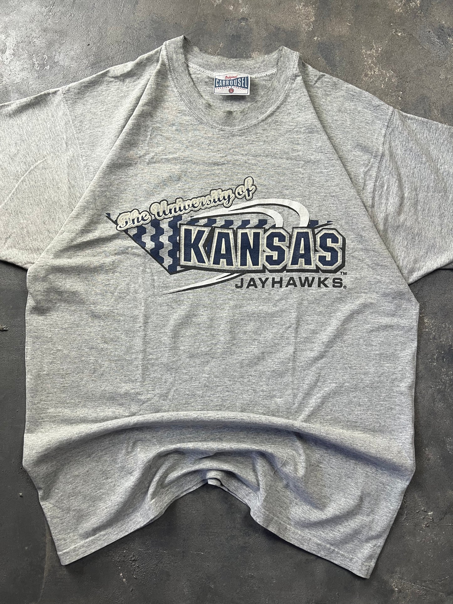 University of Kansas Jayhawks 90’s Vintage Made in USA Tee