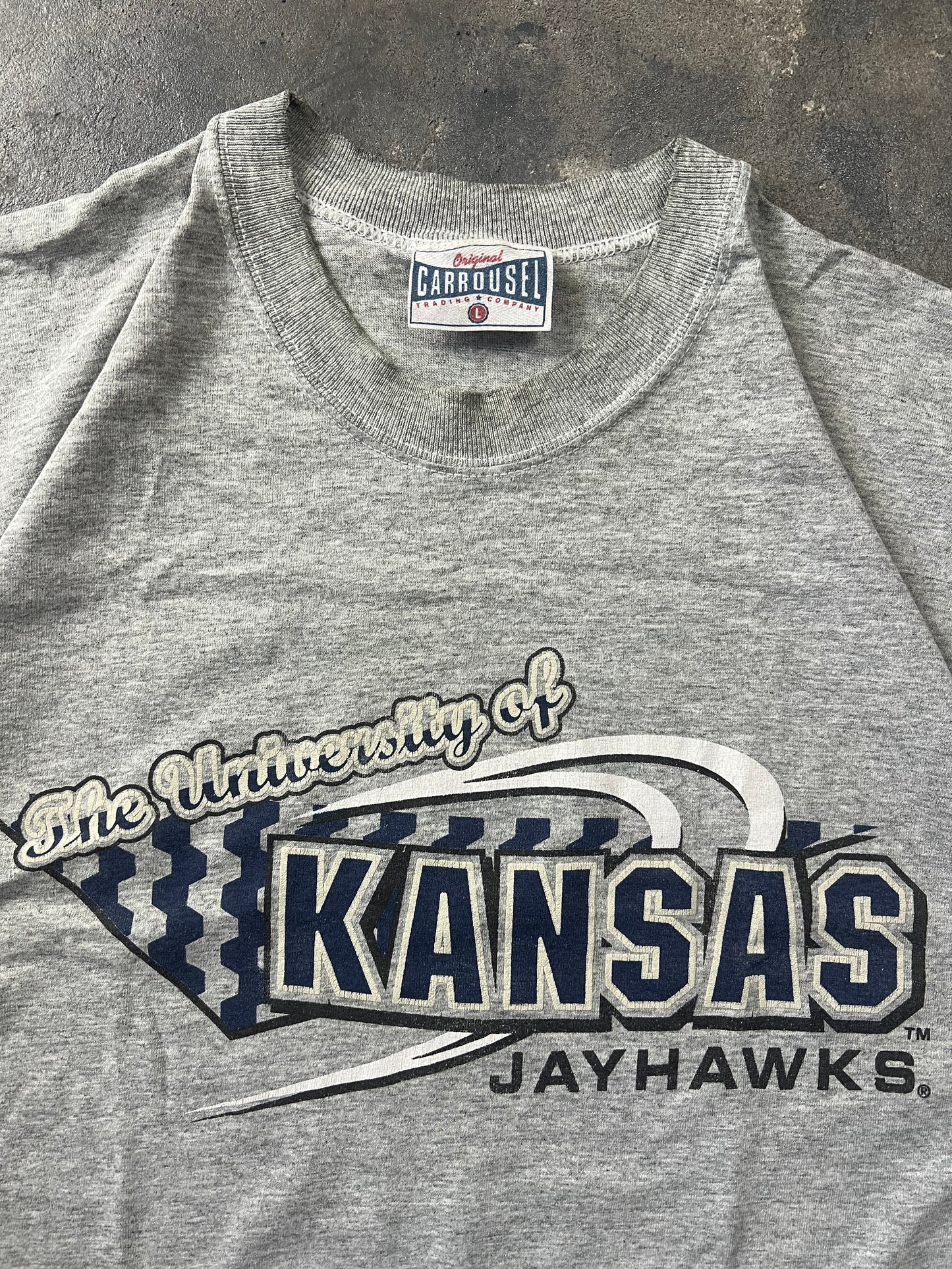 University of Kansas Jayhawks 90’s Vintage Made in USA Tee