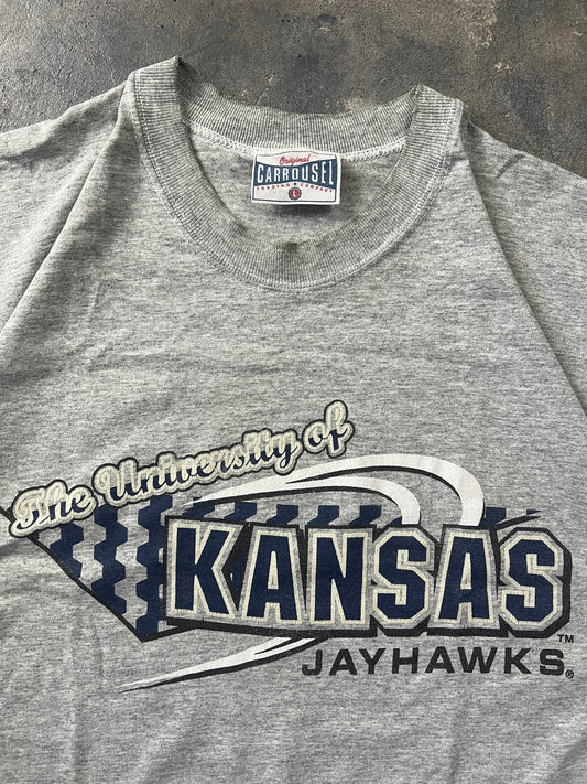 University of Kansas Jayhawks 90’s Vintage Made in USA Tee (L)