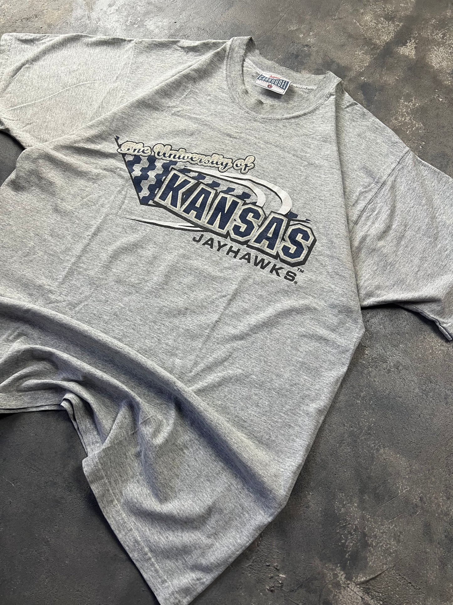 University of Kansas Jayhawks 90’s Vintage Made in USA Tee