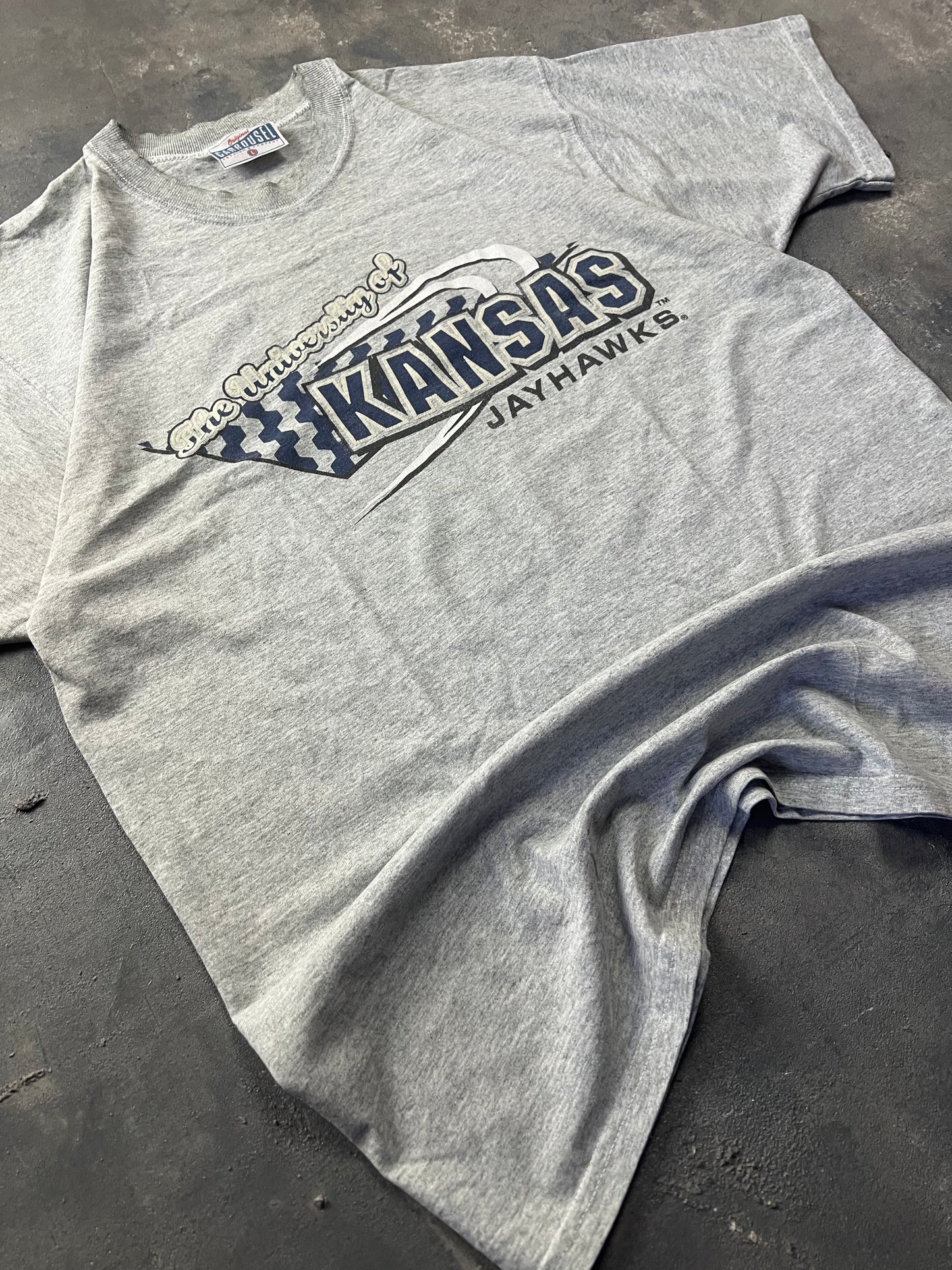 University of Kansas Jayhawks 90’s Vintage Made in USA Tee