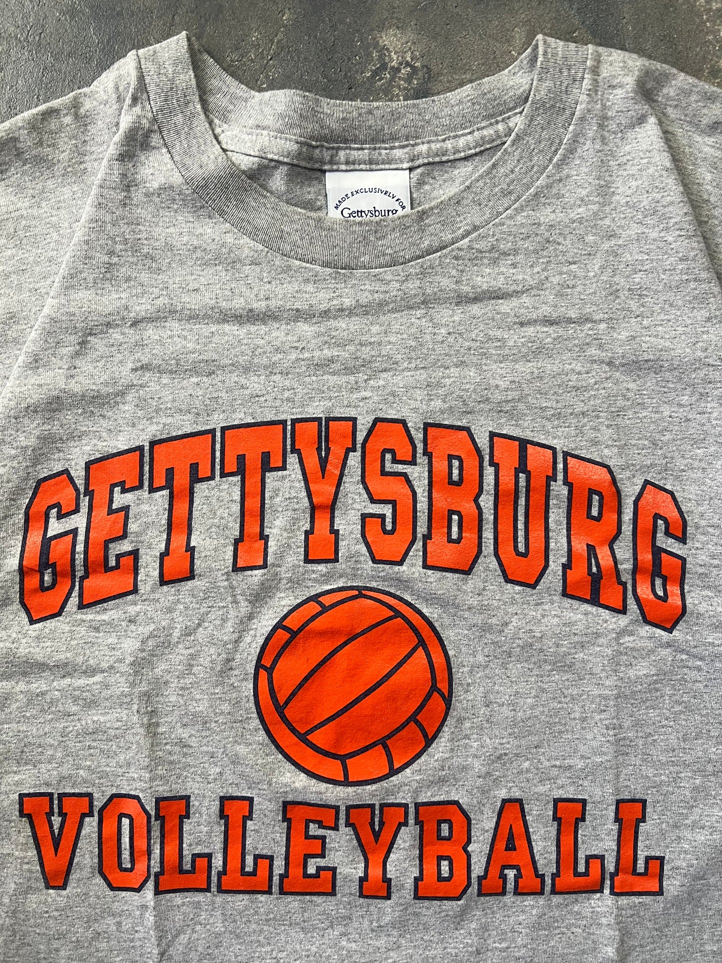 Gettysburg VolleyBall College 00’s Vintage Made in USA Tee