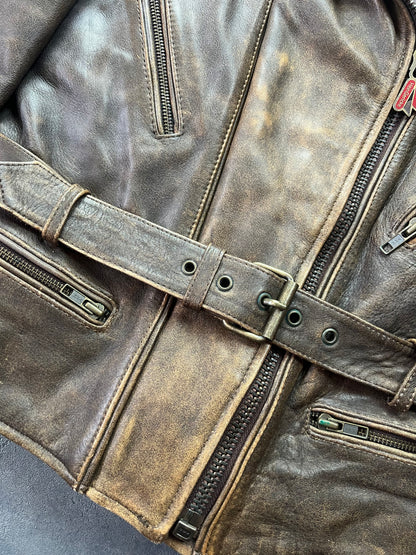 Hein Gericke 90's Biker Jacket Natural Fade [Size: XS]