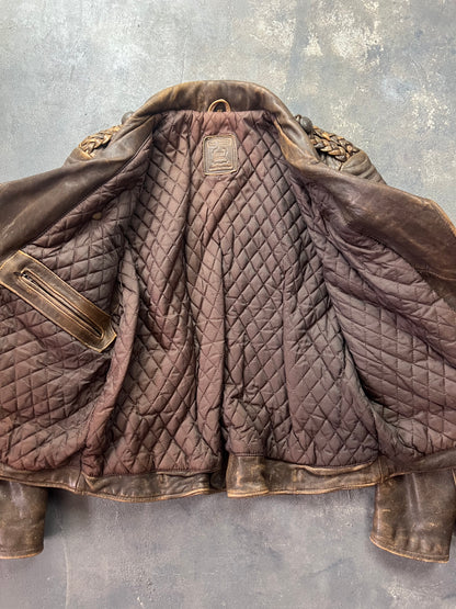 Hein Gericke 90's Biker Jacket Natural Fade [Size: XS]