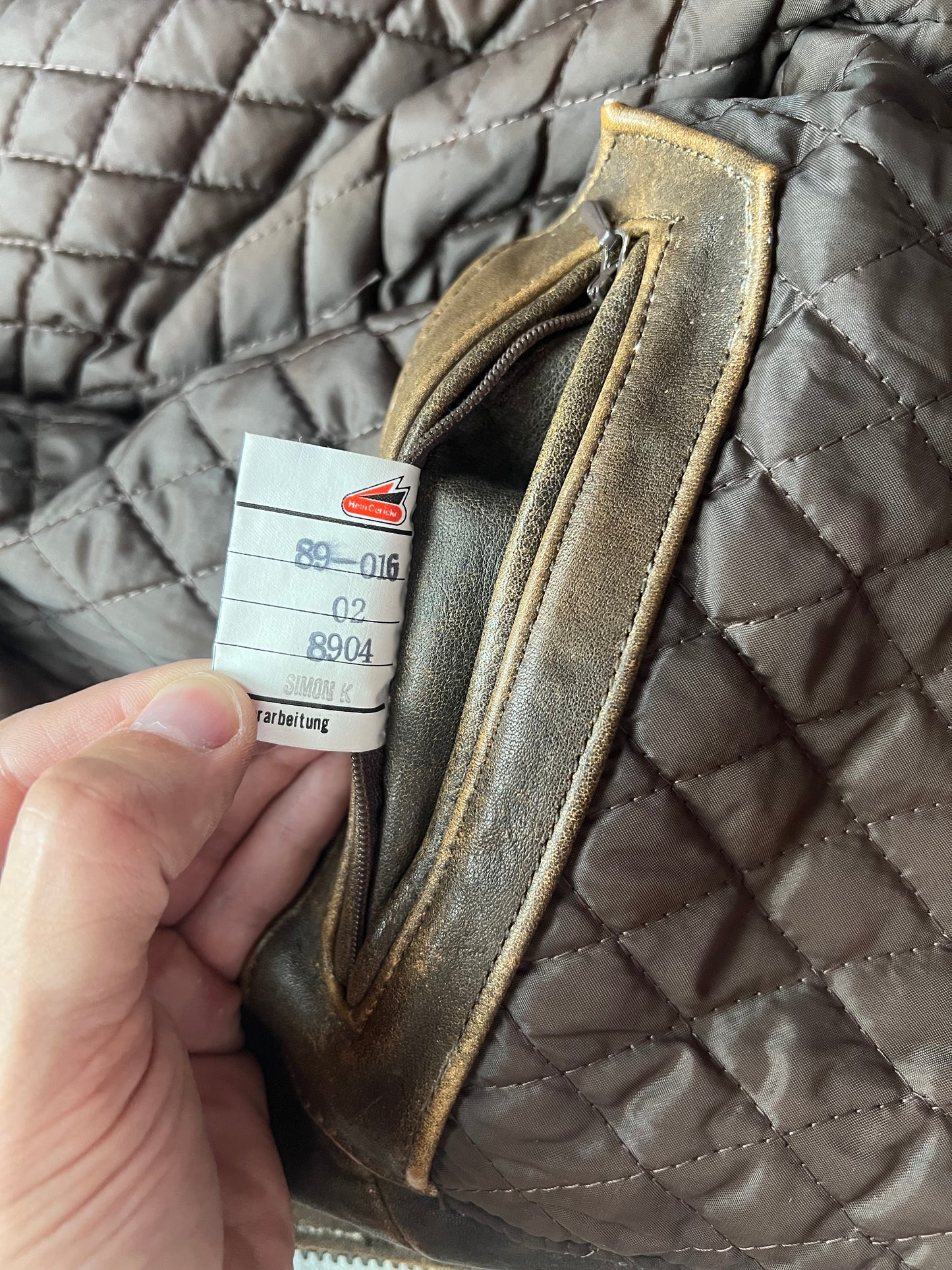 Hein Gericke 90's Biker Jacket Natural Fade [Size: XS]
