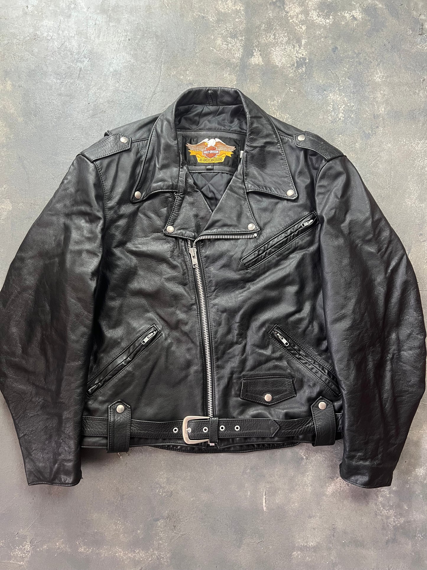 Harley Davidson Biker Jacket Made in USA [Size: XL]