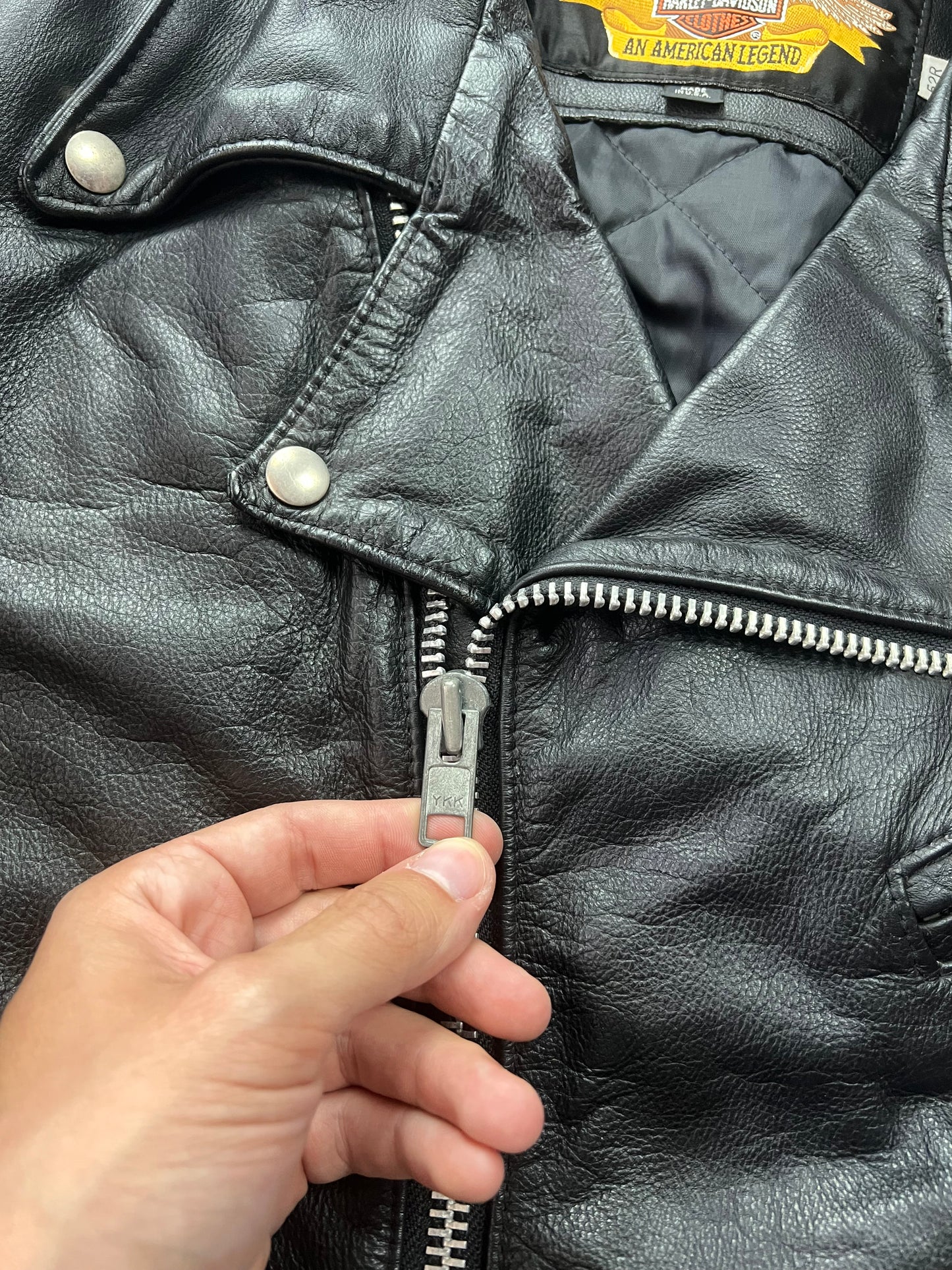 Harley Davidson Biker Jacket Made in USA [Size: XL]