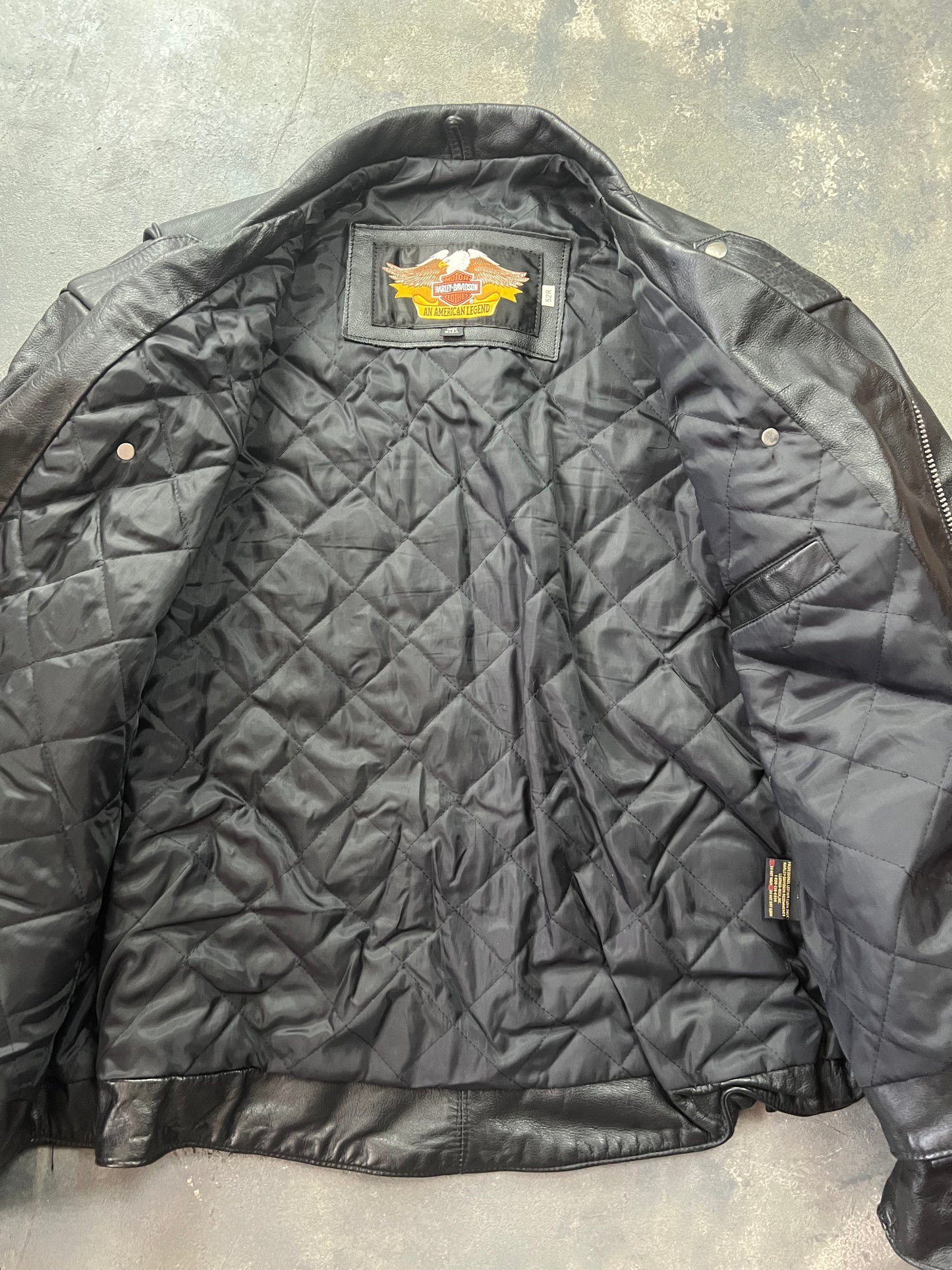 Harley Davidson Biker Jacket Made in USA [Size: XL]